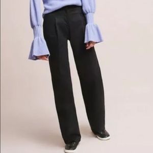 Anthropologie Essential Wide Leg Trouser